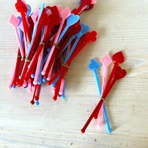 Vintage 70s drink stirrers Bourbon Rye Scotch Rum set of 72